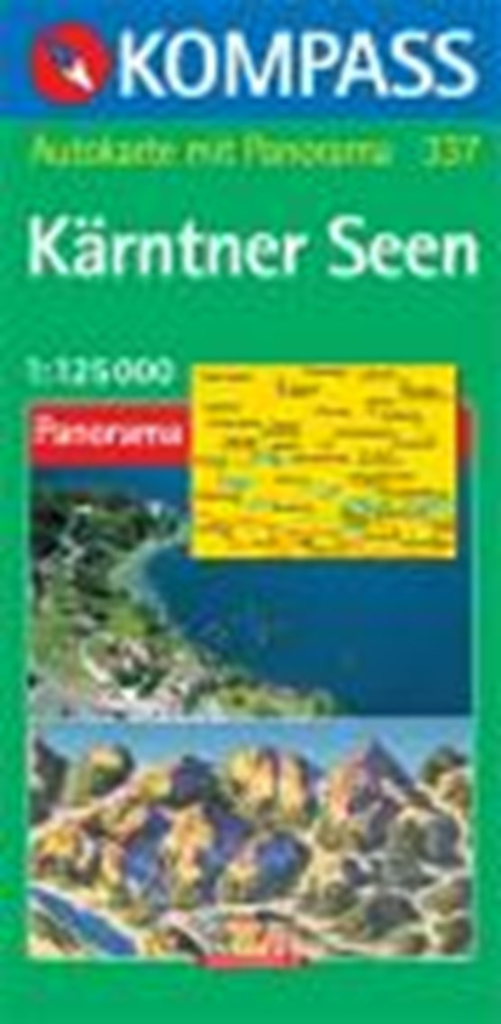 Kärntner Seen - I Laghi della Carinzia 1:125000