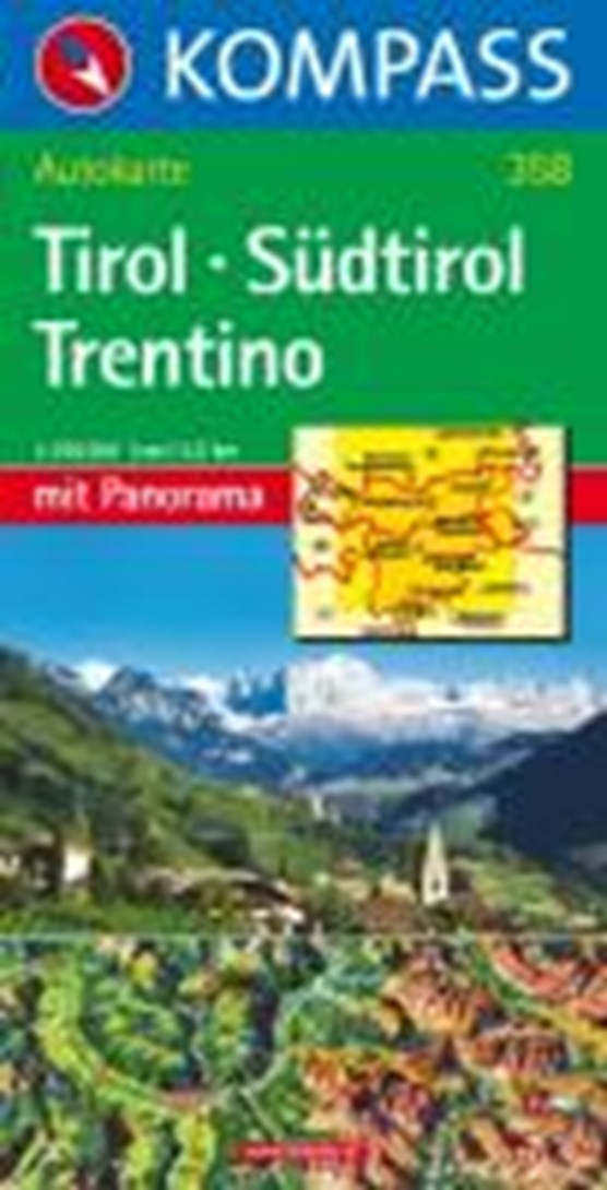 Tirol - Südtirol - Trentino - Panorama 1 : 250 000
