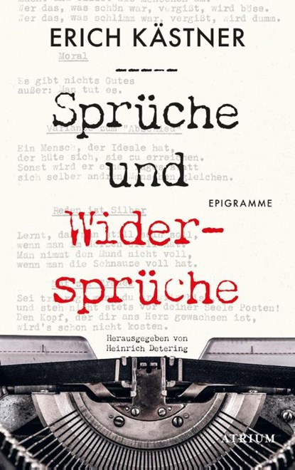 Sprüche und Widersprüche, Erich Kästner - Gebonden - 9783855352487