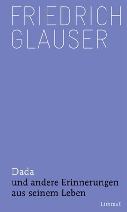 Dada, Friedrich Glauser - Ebook - 9783857919312