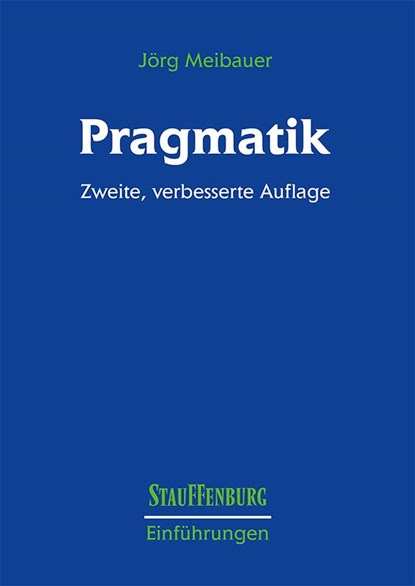 Pragmatik, Jörg Meibauer - Paperback - 9783860572849