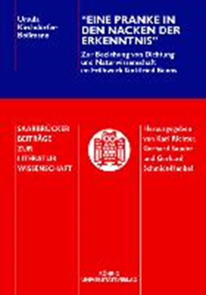 Eine Pranke in den Nacken der Erkenntnis, KIRCHDÖRFER-BOßMANN,  Ursula - Paperback - 9783861103431