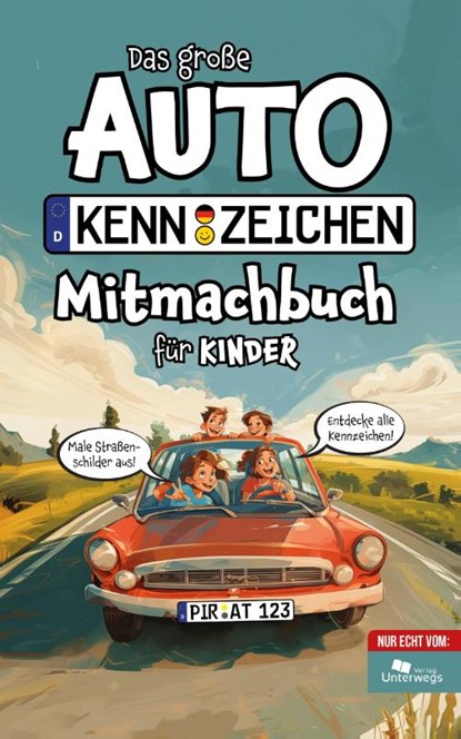 Das große Autokennzeichen Mitmachbuch für Kinder, Domenico Colucci ; Nico Klemann - Paperback - 9783861123866