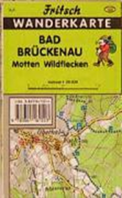 Bad Brückenau 1 : 35 000. Fritsch Wanderkarte, niet bekend - Paperback - 9783861161523