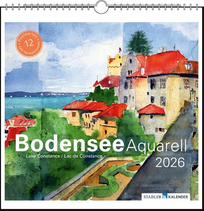 Bodensee Aquarell 2026, niet bekend - Paperback - 9783861925125