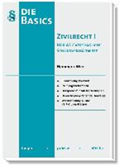 Basics Zivilrecht I. BGB-AT / Vertragliche Schuldverhältnisse, HEMMER,  Karl-Edmund ; Wüst, Achim - Paperback - 9783861937760