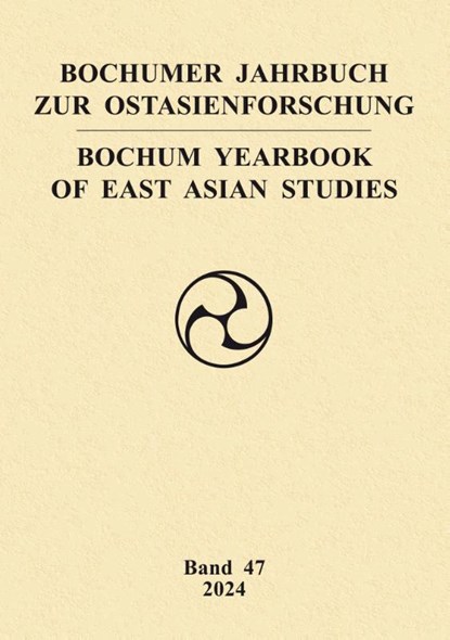 Bochumer Jahrbuch zur Ostasienforschung, Fakultät für Ostasienwissenschaften der Ruhr-Universität Bochum - Paperback - 9783862051892