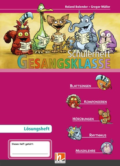 Leitfaden Gesangsklasse. Lehrerband und Lösungsheft zum Schülerarbeitsheft, Roland Bolender ; Gregor Müller - Paperback - 9783862270972