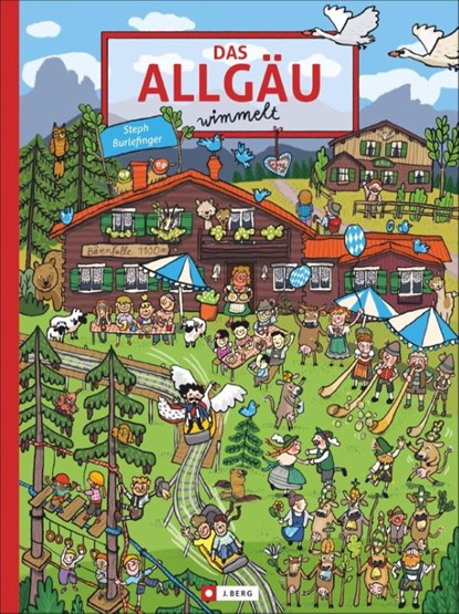 Das Allgäu wimmelt, Steph Burlefinger - Gebonden - 9783862460397