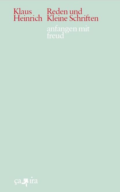 anfangen mit freud, Klaus Heinrich - Paperback - 9783862591626