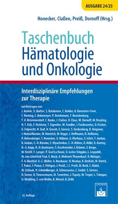 Taschenbuch Hämatologie und Onkologie, Friedemann Honecker ; Johannes Claßen ; Joachim Preiß - Paperback - 9783863714031