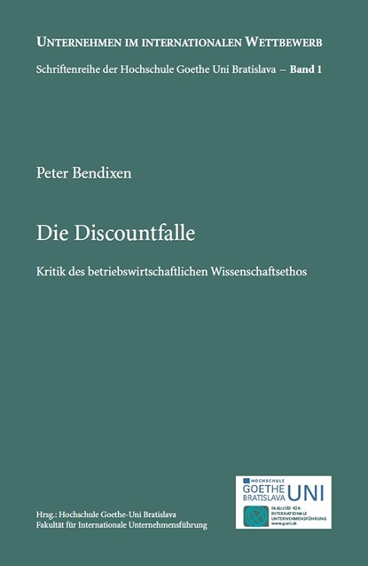 Die Discountfalle - Kritik des betriebswirtschaftlichen Wissenschaftsethos, niet bekend - Paperback - 9783863866631