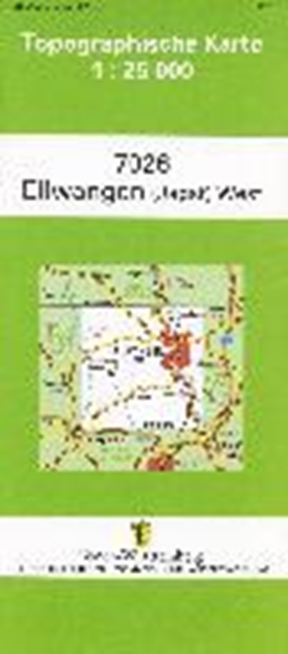Ellwangen (Jagst) West 1 : 25 000, niet bekend - Paperback - 9783863980764