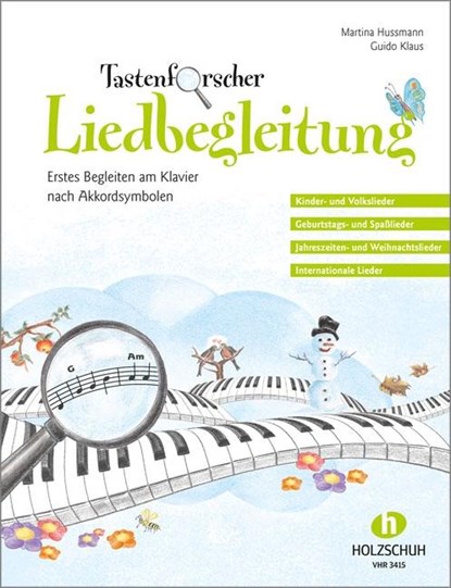 Tastenforscher Liedbegleitung, Martina Hussmann ; Guido Klaus - Gebonden - 9783864340062