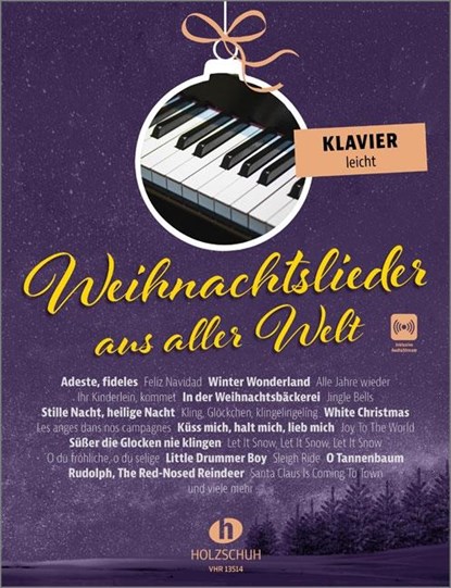 Weihnachtslieder aus aller Welt - Klavier leicht, niet bekend - Gebonden - 9783864341984