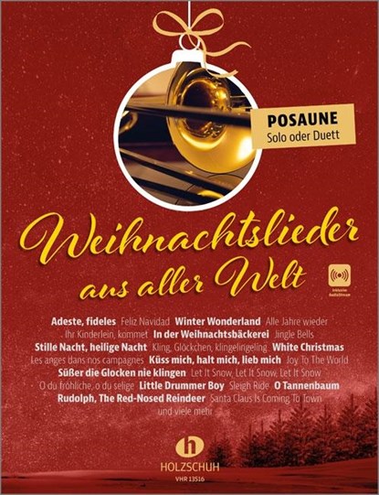 Weihnachtslieder aus aller Welt - Posaune, niet bekend - Gebonden - 9783864342004