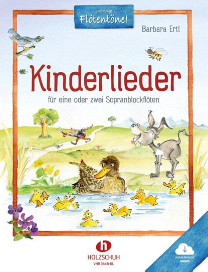 Kinderlieder (mit Audio-Download), Barbara Ertl - Gebonden - 9783864342080