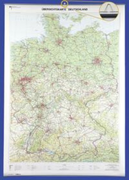 Übersichtskarte Deutschland 1 : 750 000, BKG - Bundesamt für Kartographie und Geodäsie - Gebonden - 9783864821431