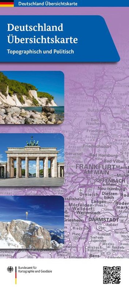 Deutschland Übersichtskarte, BKG - Bundesamt für Kartographie und Geodäsie - Gebonden - 9783864821523