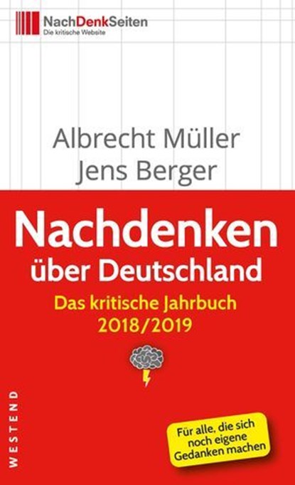 Nachdenken über Deutschland, Albrecht Müller ; Jens Berger - Ebook - 9783864897269