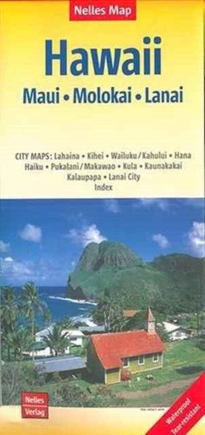 Nelles Map Hawaii: Maui Moloka Lanai 1 : 150 000, niet bekend - Gebonden - 9783865745477
