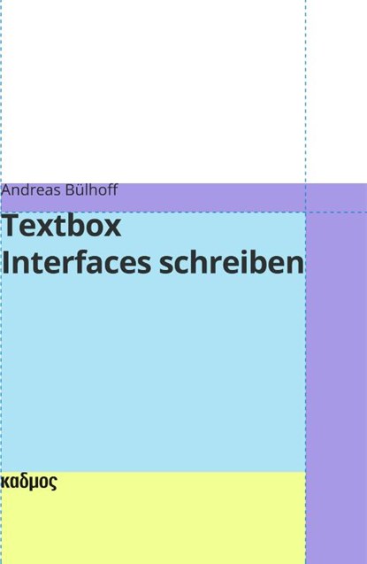Textbox, Andreas Bülhoff - Paperback - 9783865995896