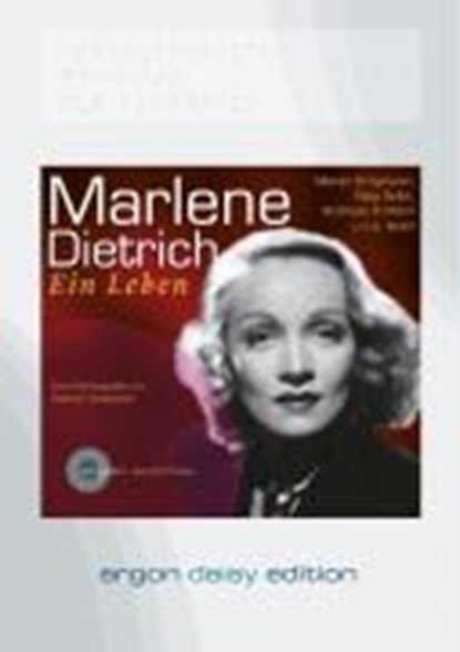 Marlene Dietrich. Ein Leben (DAISY Edition), SUDENDORF,  Werner - Overig - 9783866106659