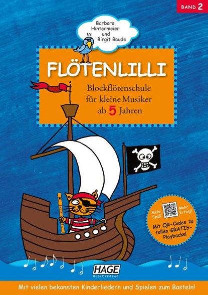 Flötenlilli 2 mit QR-Codes, Barbara Hintermeier ; Birgit Baude - Paperback - 9783866260771