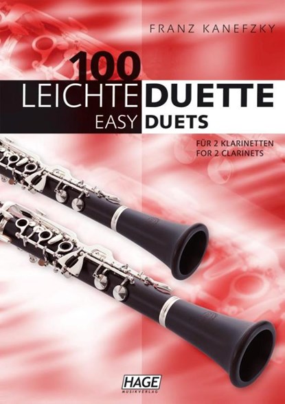 100 leichte Duette für 2 Klarinetten, Helmut Hage - Paperback - 9783866261822