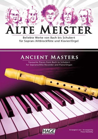 Alte Meister für Sopran-/Altblockflöte und Klavier/Orgel, Franz Kanefzky - Gebonden - 9783866262201