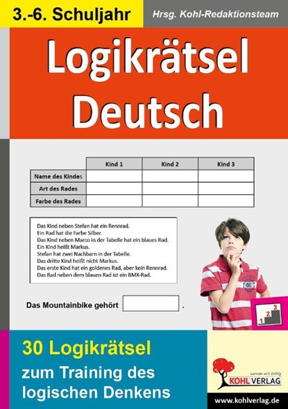 Logikrätsel Deutsch Pfiffige Logicals zum Training des logischen Denkens, niet bekend - Gebonden Adobe PDF - 9783866323094