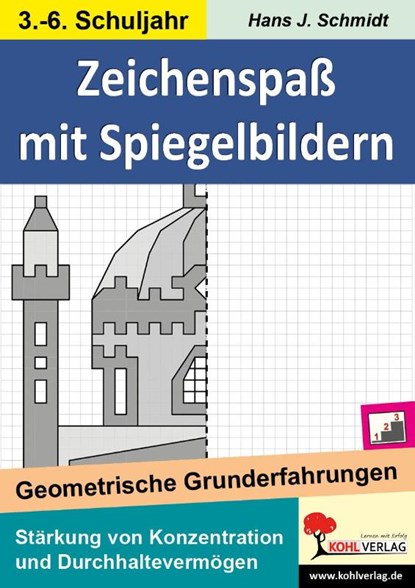 Zeichenspaß mit Spiegelbildern, Hans-J. Schmidt - Gebonden Adobe PDF - 9783866324800