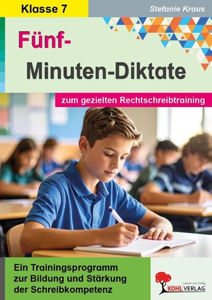 Fünf-Minuten-Diktate / 7. Schuljahr zum gezielten Rechtschreibtraining, Stefanie Kraus - Gebonden Adobe PDF - 9783866328860