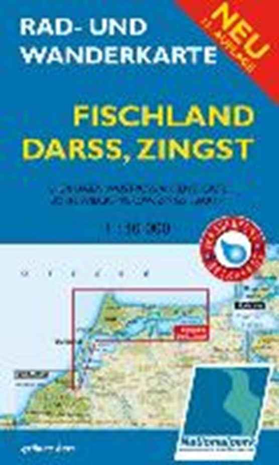 Fischland / Darß / Zingst 1 : 30 000 Rad- und Wanderkarte