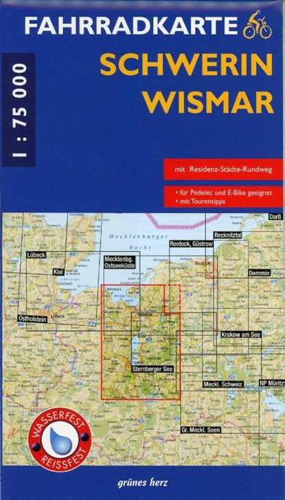 Fahrradkarte Schwerin - Wismar 1:75.000, niet bekend - Gebonden - 9783866362710