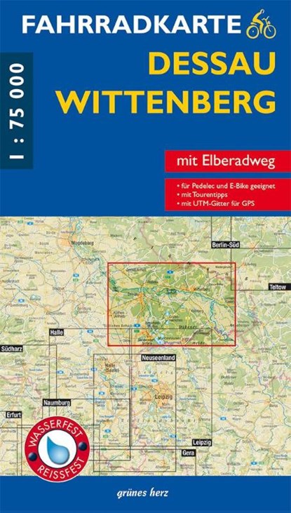 Fahrradkarte Dessau, Wittenberg, Lutz Gebhardt - Gebonden - 9783866362949