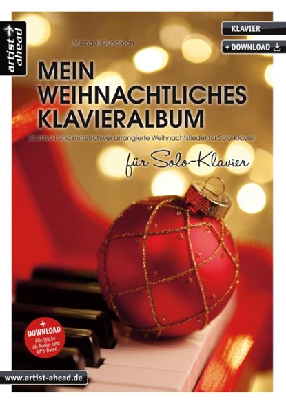 Mein weihnachtliches Klavieralbum für Solo-Klavier, Michael Gundlach - Paperback - 9783866421493
