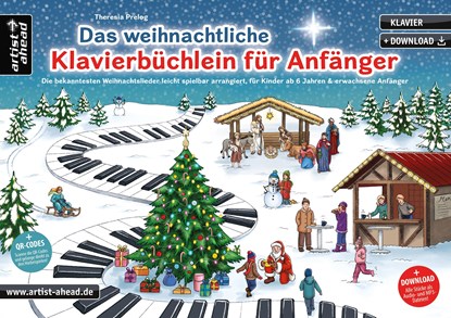 Das weihnachtliche Klavierbüchlein für Anfänger, Theresia Prelog - Gebonden - 9783866422100