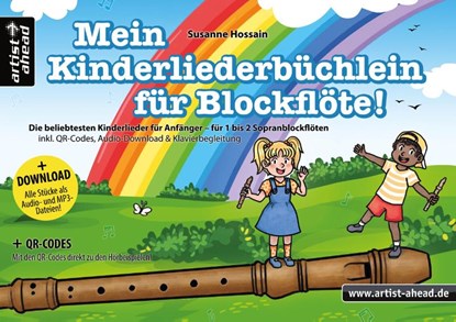 Mein Kinderliederbüchlein für Blockflöte!, Susanne Hossain - Gebonden - 9783866422193