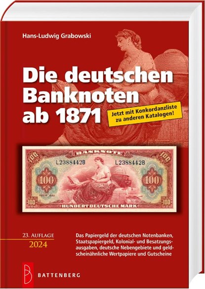 Die deutschen Banknoten ab 1871, Hans-Ludwig Grabowski - Gebonden - 9783866462243