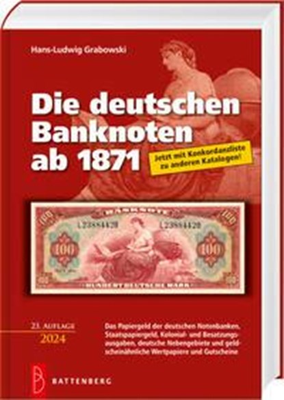Die deutschen Banknoten ab 1871, Hans-Ludwig Grabowski - Gebonden - 9783866462243