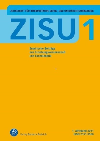 Zeitschrift für interpretative Schul- und Unterrichtsforschung, niet bekend - Paperback - 9783866493773