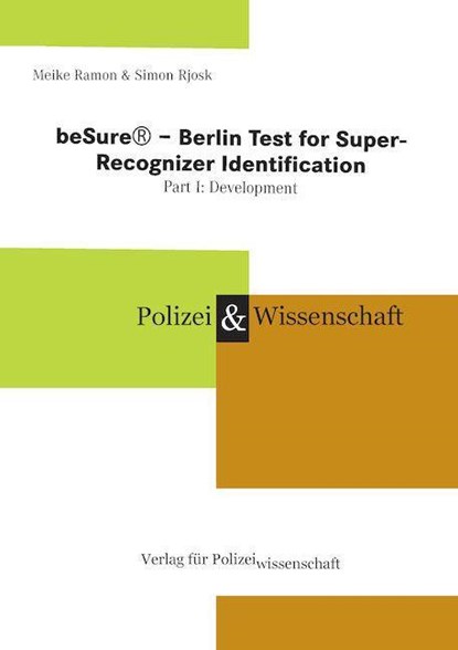 beSure - Berlin Test for Super-Recognizer Identification, Meike Ramon ;  Simon Rjosk - Paperback - 9783866767621