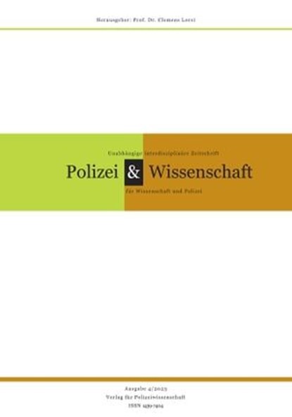 Zeitschrift Polizei & Wissenschaft, Clemens Lorei - Ebook - 9783866768413