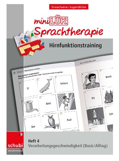 miniLÜK-Sprachtherapie - Hirnfunktionstraining. Heft 4, Christian Steiner ; Jürgen Zöllner - Gebonden - 9783867237093
