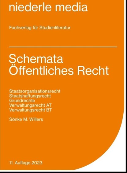 Schemata Öffentliches Recht - Karteikarten, Sönke M Willers - Paperback - 9783867240437
