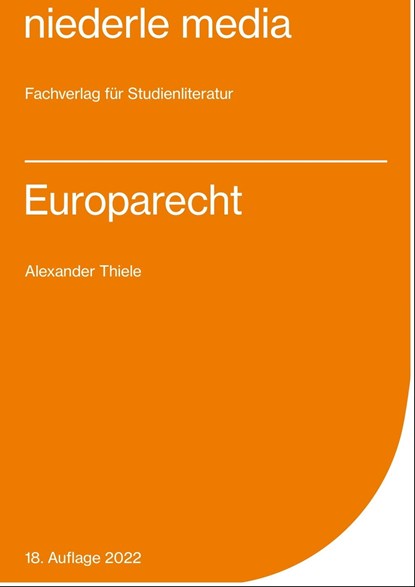 Europarecht, Alexander Thiele - Paperback - 9783867240789