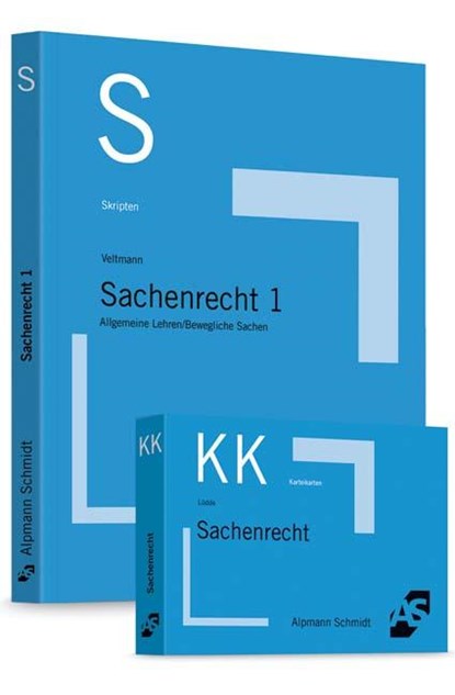 Paket Alpmann, Skript Sachenrecht 1+ Karteikarten Sachenrecht 1, niet bekend - Paperback - 9783867525398