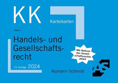 Karteikarten Handels- und Gesellschaftsrecht, Claudia Haack - Paperback - 9783867528986
