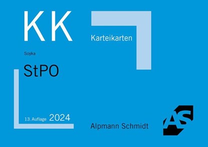 Karteikarten StPO, Martin Soyka - Paperback - 9783867529068